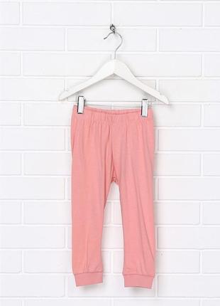 Пижамные брюки для девочки h&m 0743932004 62 см  розовый 63549