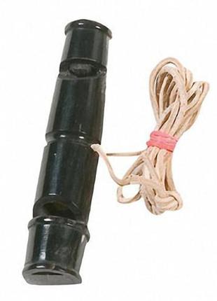 Flamingo horn фламинго свисток для собак горн буйвола, 2-х тональный, со шнурком большой 8,7х2,2 см