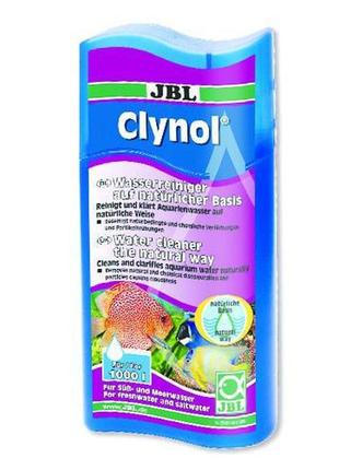 Кондиционер jbl clynol для очистки воды в пресноводных и морских аквариумах, 250 мл