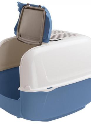 Закрытый туалет для кошек ferplast prima cabrio