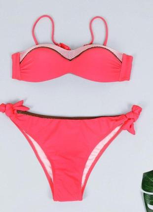 Раздельный купальник женский ishowtienda розовый7 фото