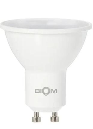 Светодиодная лампа эконом энергосберигающая biom mr16 9w gu10 4500k bt-594