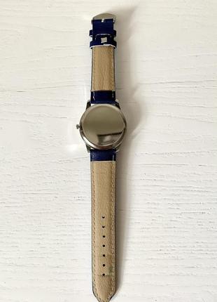 Мужские классические наручные часы “migeer blue” c синим ремешком3 фото