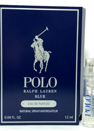 Ralph lauren polo blue парфюмированная вода (пробник) 1.2ml (3605971100772)1 фото