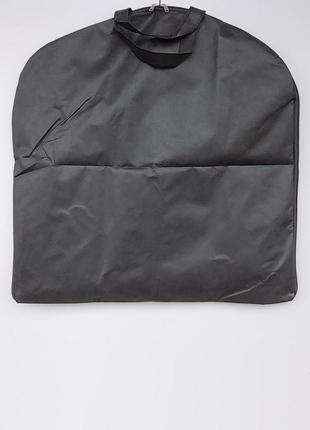 Чохол-сумка для зберігання, пакування і транспортування одягу флізелінова чорного кольору. розмір 60 см*115 см.6 фото