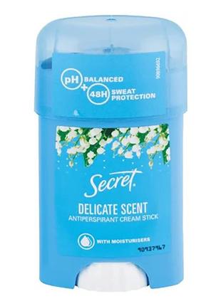 Кремовий антиперспірант secret delicate scent 40 мл (5000174999839)
