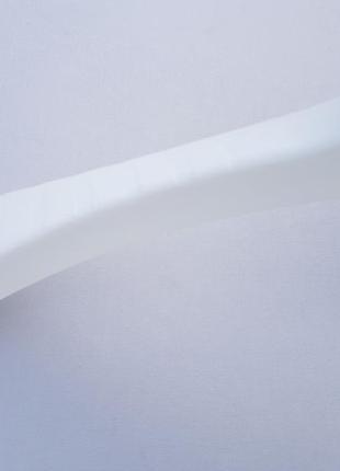 Плічка вішалки тремпеля v-pl46 білого кольору, довжина 46 см5 фото