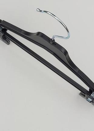 Плечики вешалки тремпеля v-pyz35 черного цвета, длина 35 см