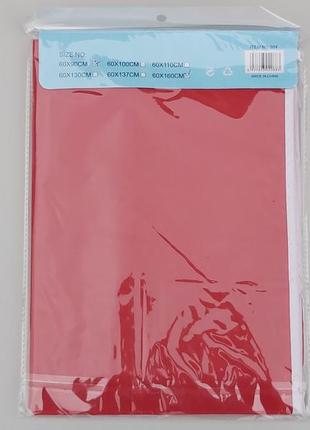 Чохол для зберігання одягу плащівка червоного кольору. розмір 60х160 см2 фото