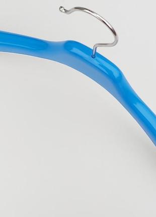 Плічка вішалки тремпеля xt-1102 синього кольору, довжина 34 см2 фото