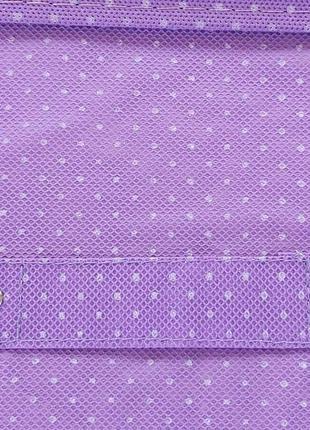 Коробка-органайзер фіолетового кольору ш 44 *д 34 *24 см. для зберігання одягу, взуття чи невеликих предметів4 фото