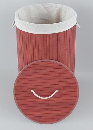 Корзина бамбуковая для хранения одежды, игрушек, белья и т.д.1 фото