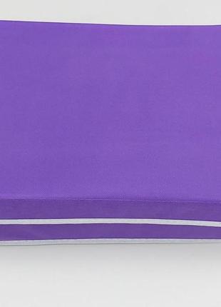 Органайзер з кришкою 40*29*11 см, на 17 відділень для зберігання дрібних предметів одягу фіолетового кольору5 фото