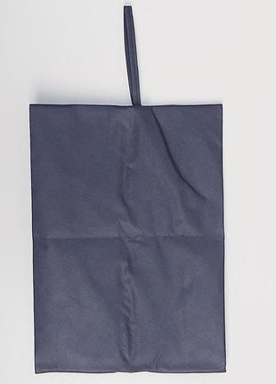 Чехол-сумка ш 27*д 38 см, темно-синего цвета для хранения и упаковки обуви4 фото