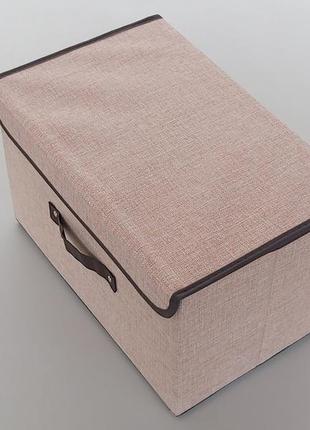Коробка-органайзер ш 38*д 25*25 см. для зберігання одягу, взуття чи невеликих предметів1 фото