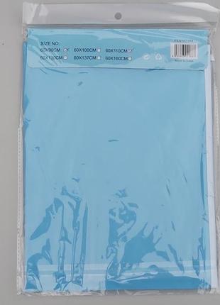 Чохол для зберігання одягу плащівка блакитного кольору. розмір 60х110 см2 фото