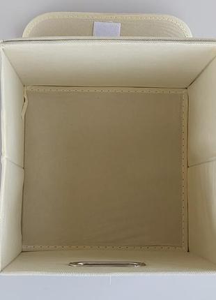 Коробка-органайзер sgw25 ш 25*д 25*25 см. колір сірий для зберігання одягу, взуття чи невеликих предметів2 фото