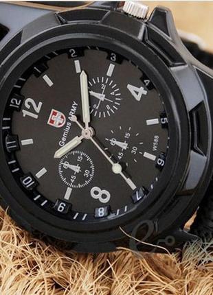 Чоловічі армійські наручний годинник swiss army black3 фото