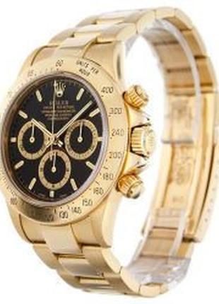 Часы в стиле rolex daytona ( black )2 фото