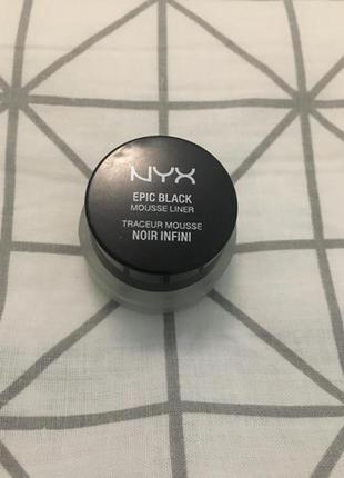 Подводка-мусс для глаз nyx professional makeup epic black mousse liner черный
