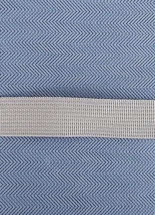 Коробка-органайзер sw синього кольору ш 38*д 25*25 см. для зберігання одягу, взуття чи невеликих предметів7 фото