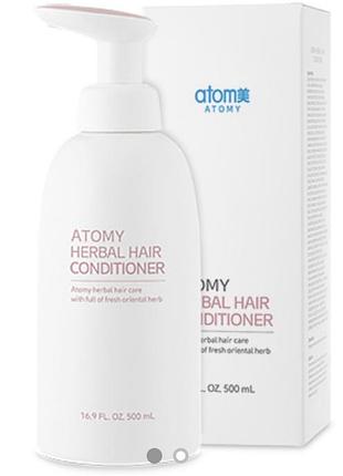 Atomy herbal hair conditioner. травяной кондиционер для волос атоми 500 мл.1 фото