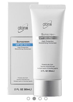 Atomy high protection nourishing sunscreen. сонцезахисний крем атоми spf50+.pa+++. корея. 60 мл2 фото