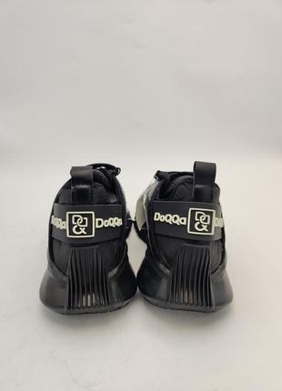 Жіночі кросівки шкіряні чорні демісезонні 36-40 женские кроссовки турция doqqa4 фото