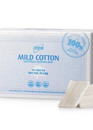 Хлопковые диски для снятия макияжа . атоми . южная корея . 100 штук