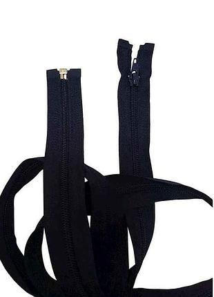 Спіральна блискавка №5 розємна 100см s-058 чорнильний синій zip тм welltex