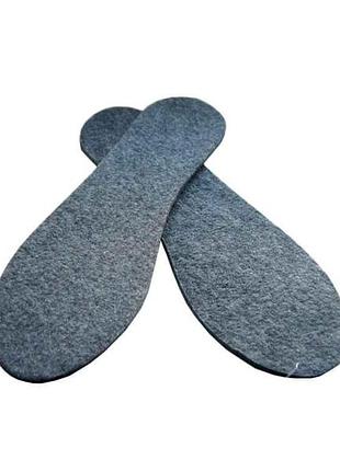 Устілки повстяні сірі 38р.(20шт.)/10 пар (україна)