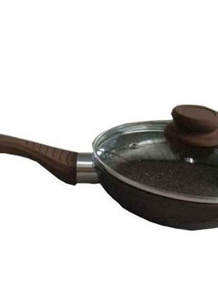 Антипригарна сковорідка 24 см (88364-24) chocolate line "lessner"