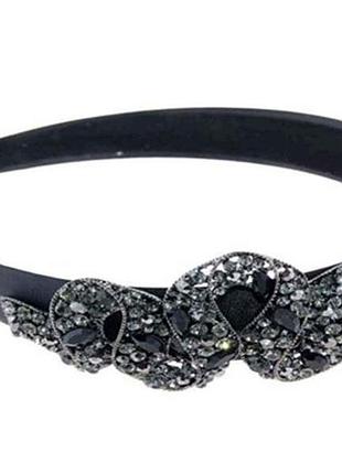 Обруч текстиль великий, хвиля з камінням h346005 тм китай