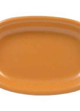 Блюдо овальне 22х15х3см теракота кераміка арт.24-237-031 тм keramia