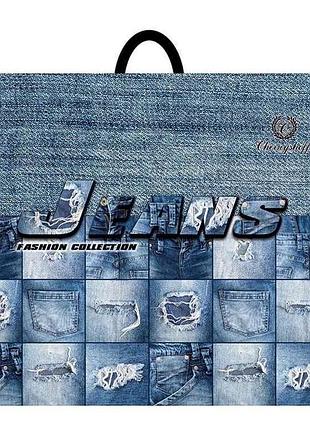 Пакет-петля 500х600 джинс 25шт тм пластик пак