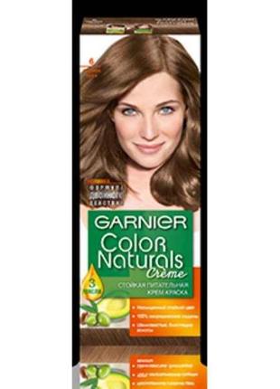 Крем-фарба стійка лісовий горіх color naturals (тон 6) тм garnier