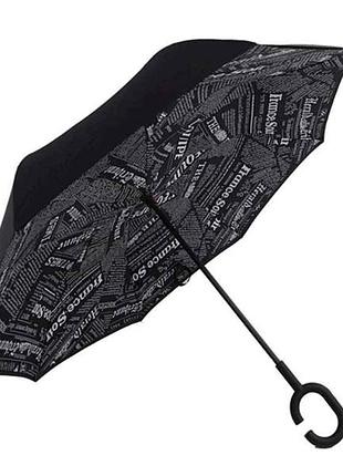 Парасоля зворот. складання 110см 8сп mh-2713-3 тм stenson