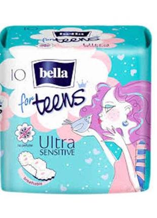 Прокладки гігієнічні 10 шт.4 к.(ultra sensitive extra soft) тм bella