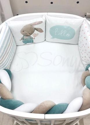 Комплект детского постельного белья art design ку-ку маленькая соня7 фото