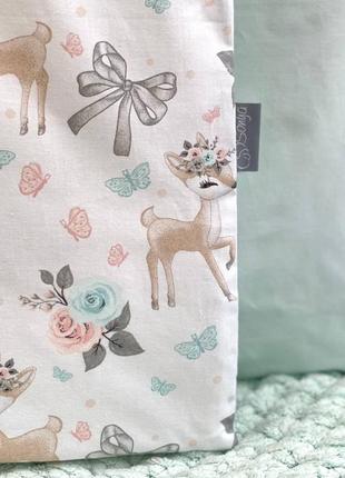 Комплект детского постельного белья happy night bamby с бабочками маленькая соня9 фото