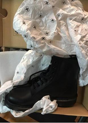 Черевики dr. martens 1460 mono smooth black.4 фото