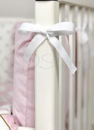 Комплект детского постельного белья shine розовый зигзаг маленькая соня10 фото