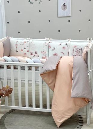 Комплект детского постельного белья art design лисичка маленькая соня