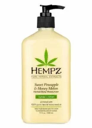 Молочко "ананас-медовая дыня" hempz sweet pineapple & honey melon moisturizer 500мл