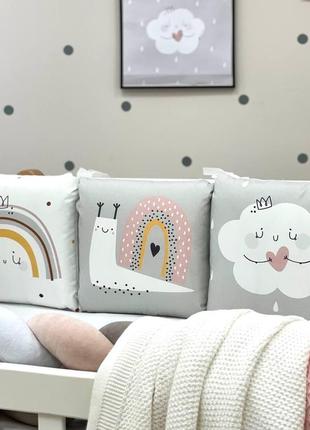 Комплект детского постельного белья art design улитка маленькая соня3 фото