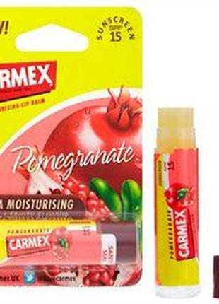 Бальзам для губ carmex гранат, стик 4,6гр3 фото