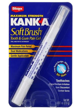 Blistex гель для зубов и десен kank-a, softbrush1 фото