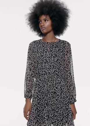 Zara m сукня шифонова
