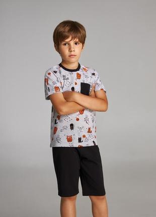 Пижама для мальчика футболка+ шорты  tm ellen