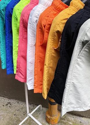 Чоловічі пляжні шорти (шорти для плавання/плавки), колір помаранчевий10 фото